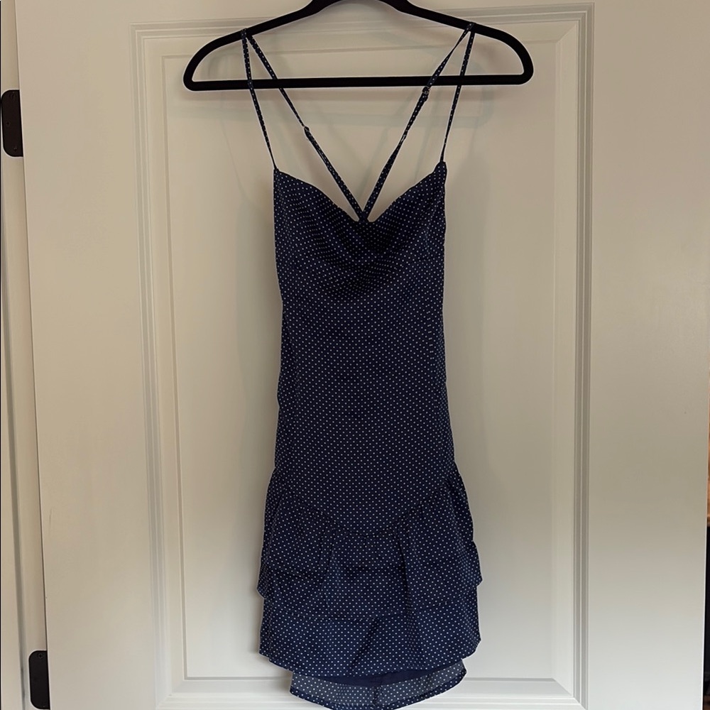 Navy Blue Polka Dot Dress
Avery mini dress